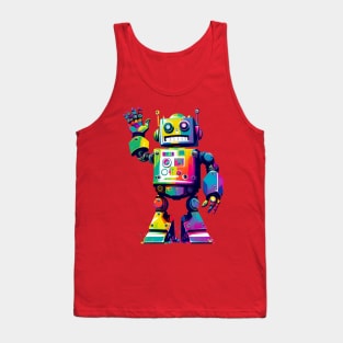 Cute Robot for Kids Tank Top